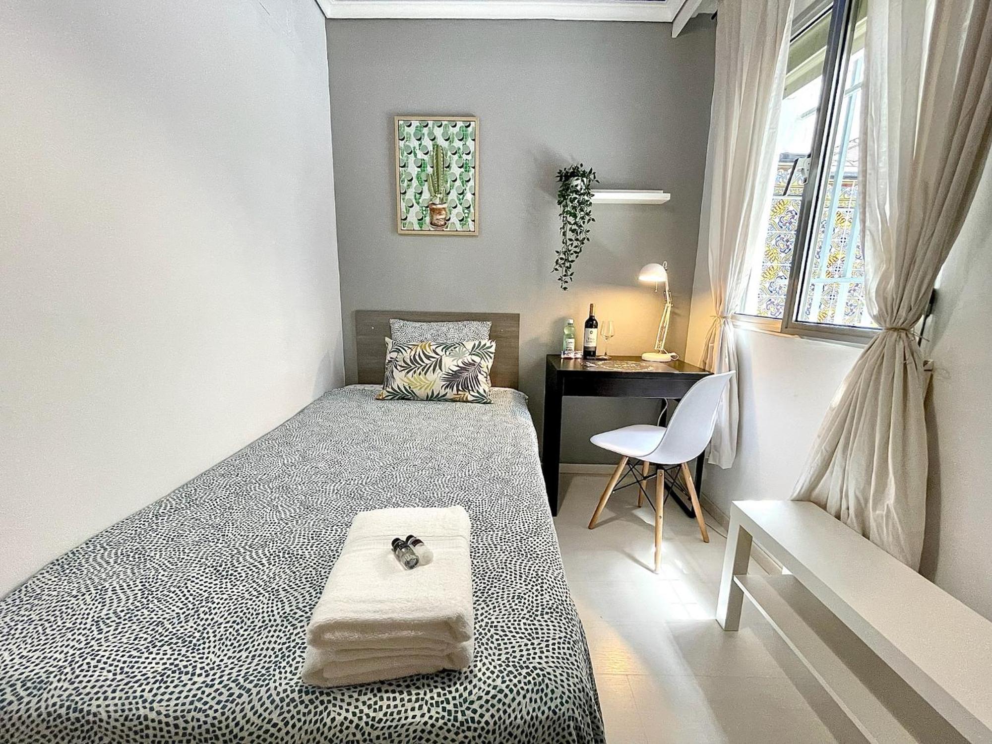 Central Private Bedroom - Comfy&Quiet - Near City Of Arts And Sciences 瓦伦西亚 外观 照片